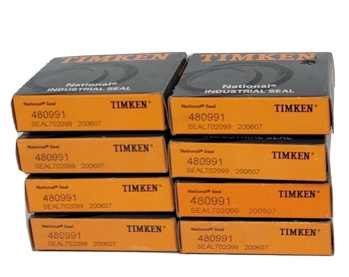 Used LOT OF 8 NIB TIMKEN 480991 OIL SEALS