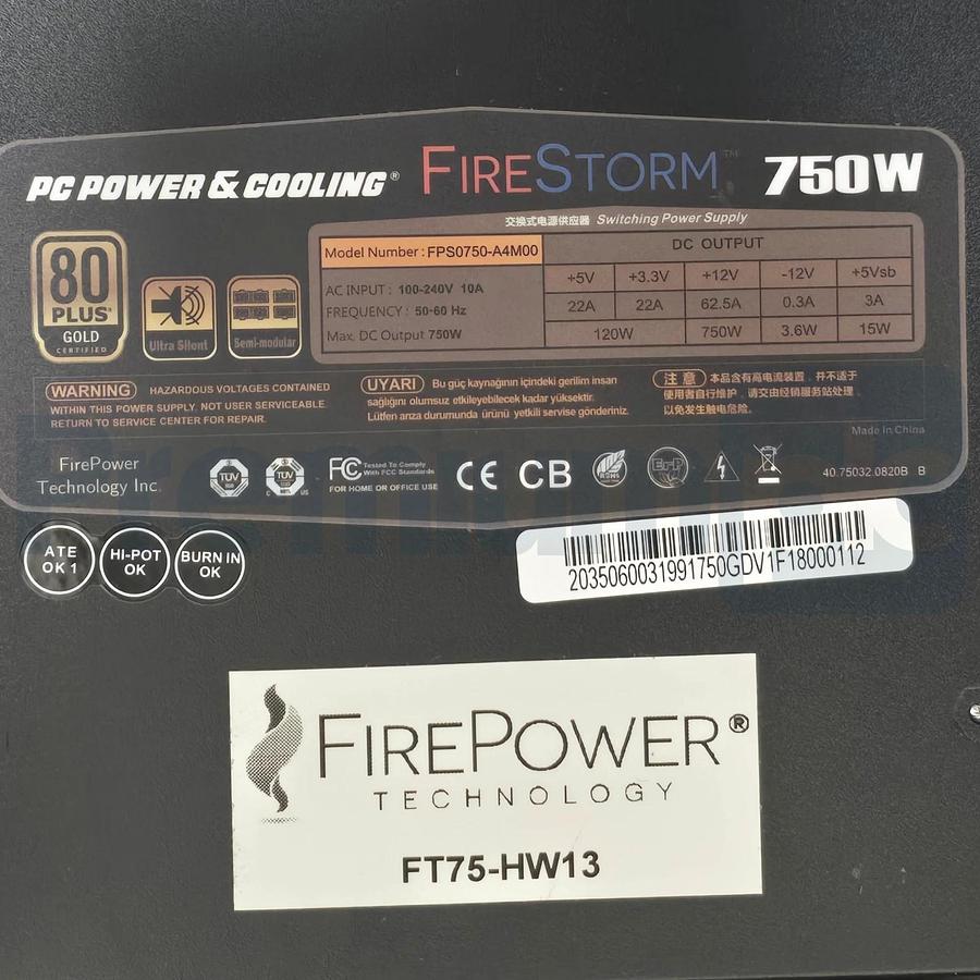 Honeywell Measurex 6541002733 Rev. 01 Power Supply 24V 20A 60C & 26A 40C NSMP