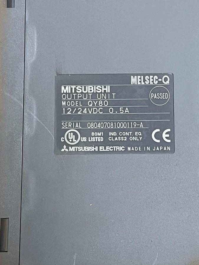 Used Mitsubishi MELSEC-Q PLC Assembly Q312B Q63P Q02HCPU QX80 QY80 QJ71DN91