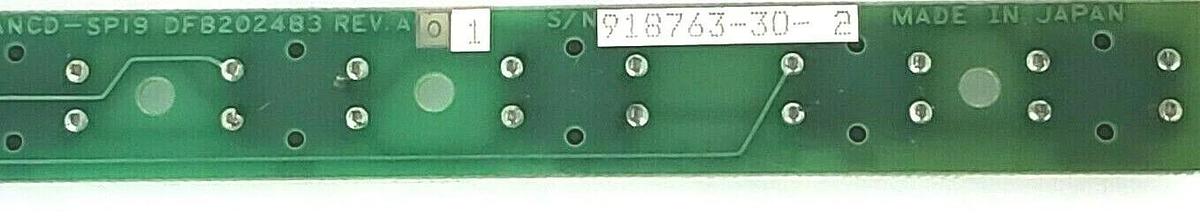 Used YASKAWA JANCD-SP19 DF8202483 REV A SWITCH BOARD JANCDSP19