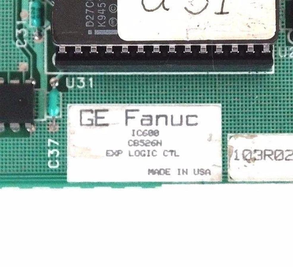 Used GE FANUC IC600CB526N EXPANDED LOGIC CONTROL BOARD ASM. NO. 44A720734-G01