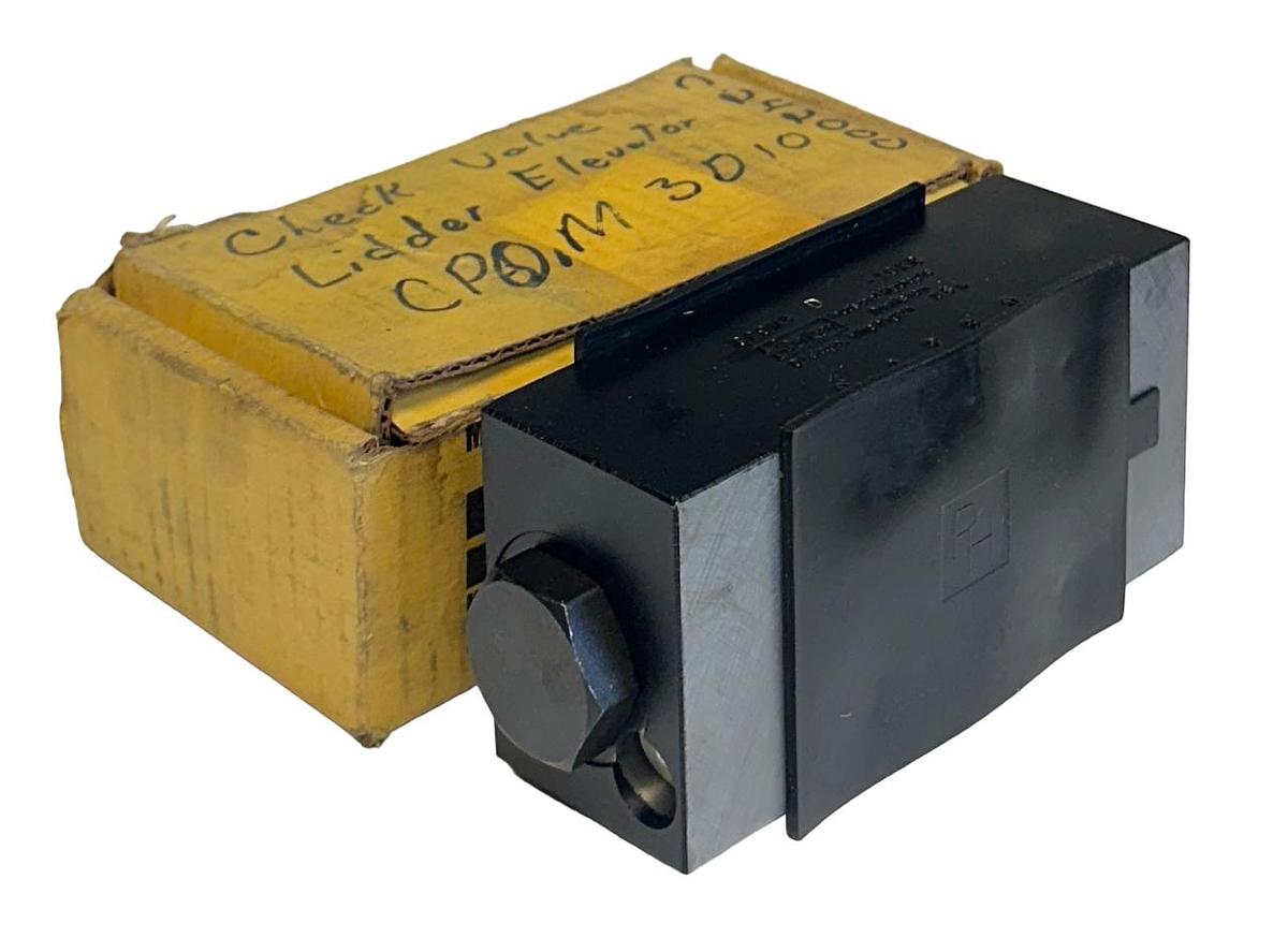 Used NEW PARKER CP0M3D-10KR / CP0M3D-10 HYDRAULIC PILOT CHECK VALVE NSMP
