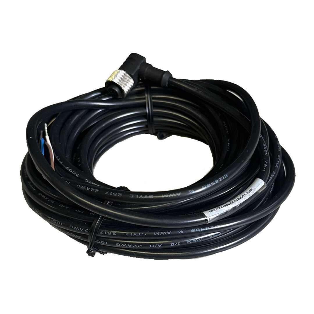 Used NEW BANNER MQDC-430RA / MQDC430RA EURO-STYLE QUICK DISCONNECT CABLE 27080 9M