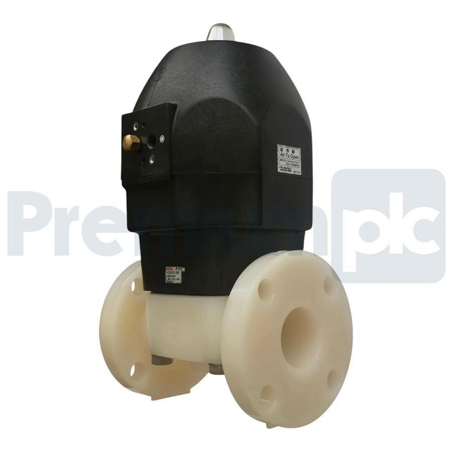 Asahi AV Type 14 Pneumatic Actuated Diaphragm Valve PTFE 2" A14NGUEFA050 NSMP