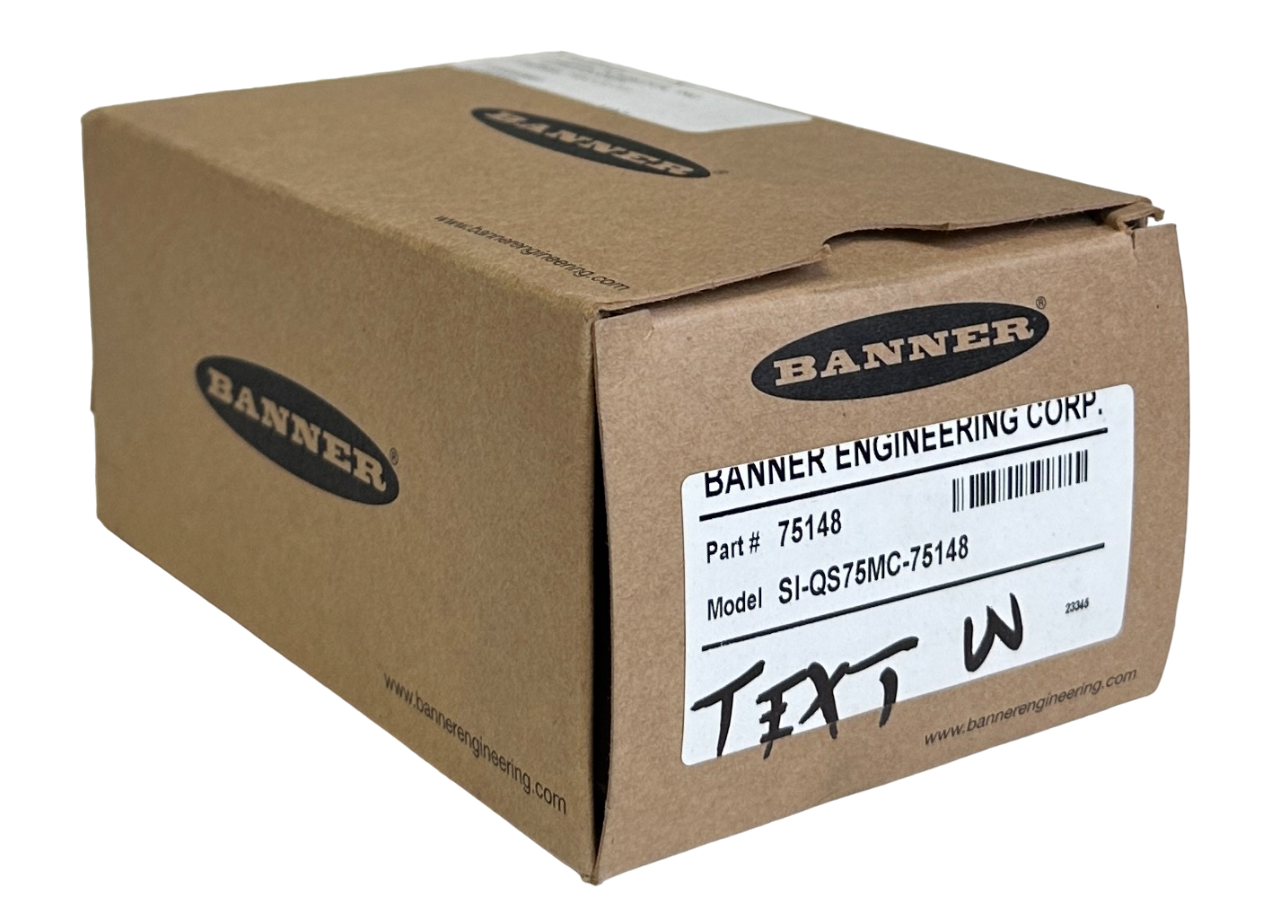 Used BANNER SI-QS75MC-75148 / 75148 KEYED SAFETY INTERLOCK SWITCH IN-LINE NSMP
