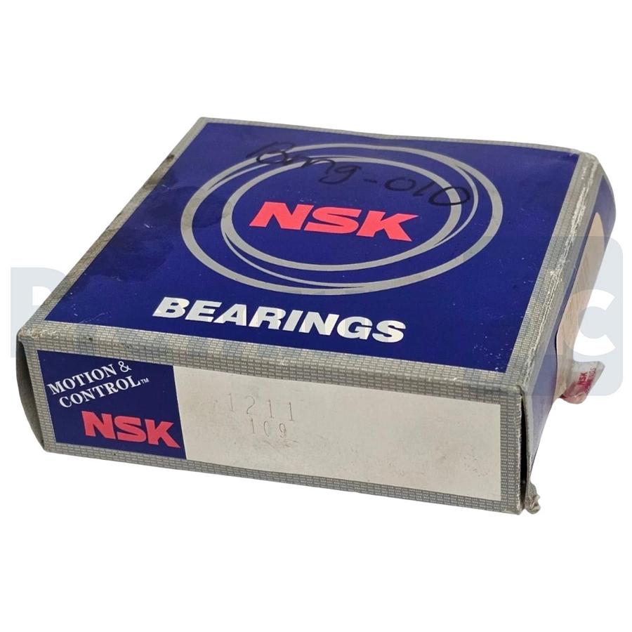 NSK 1211 Self-Aligning Ball Bearing 55mm x 100mm x 21mm Double Row Open NSMP