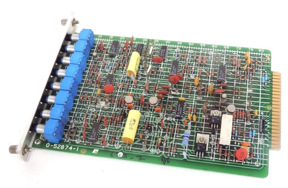 Used RELIANCE ELECTRIC 0-52874-1 PC BOARD V/T ANALOG BOARD VTAB, 0528741