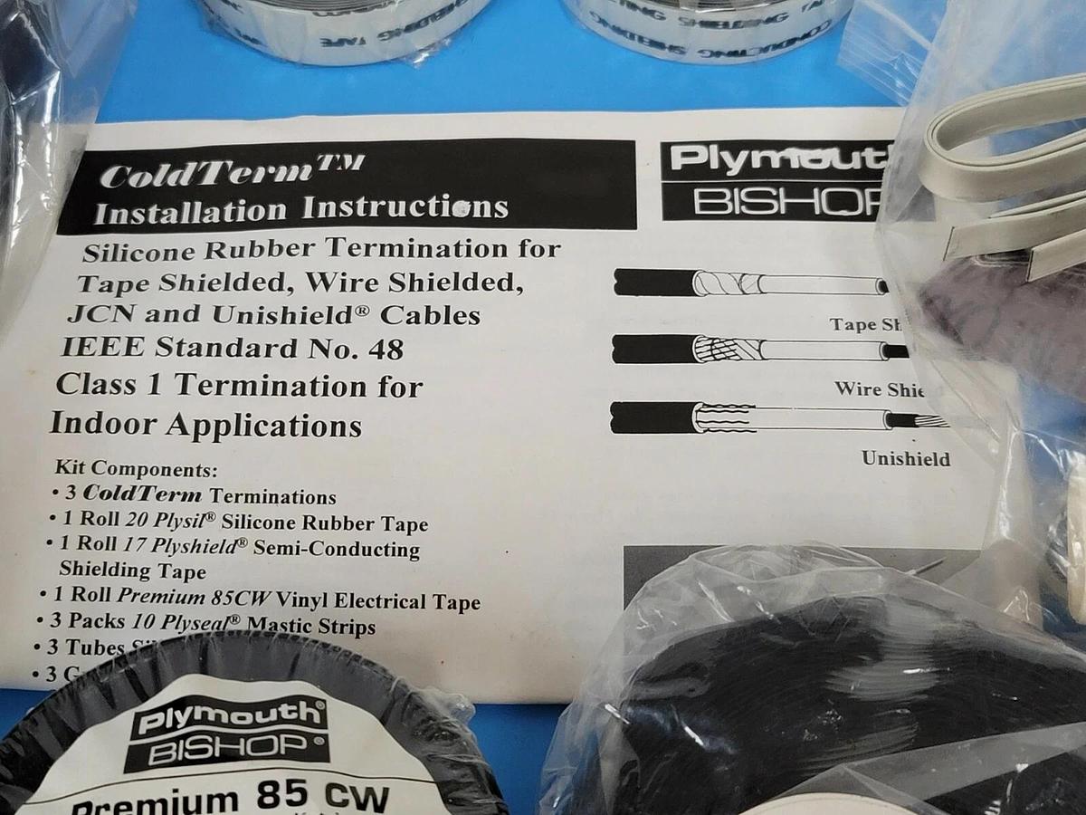 Used NIB PLYMOUTH 2804-00 KIT 280400 COLDTERM INDOOR-B TERMINATION KIT