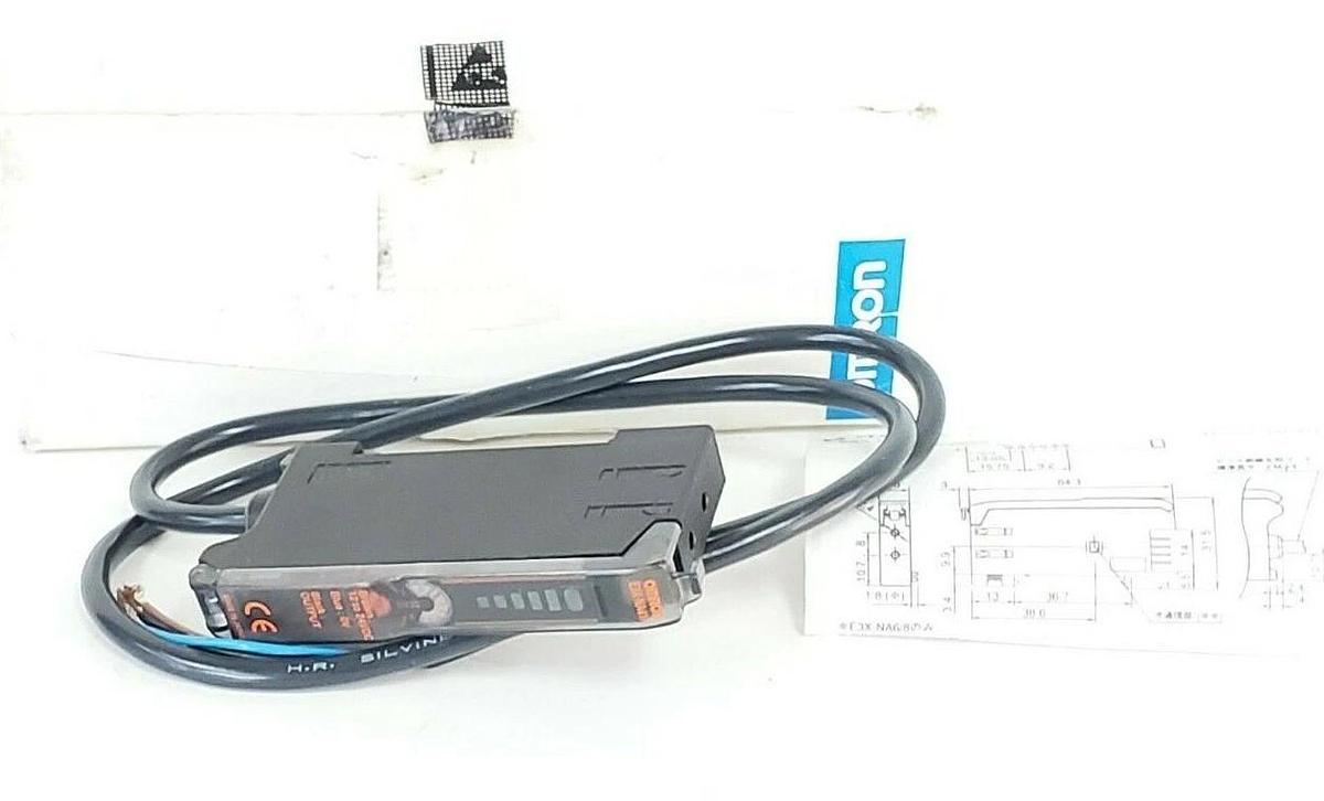 Used OMRON E3X-NA41F PHOTOELECTRIC SENSOR E3XNA41F, 12-24VDC