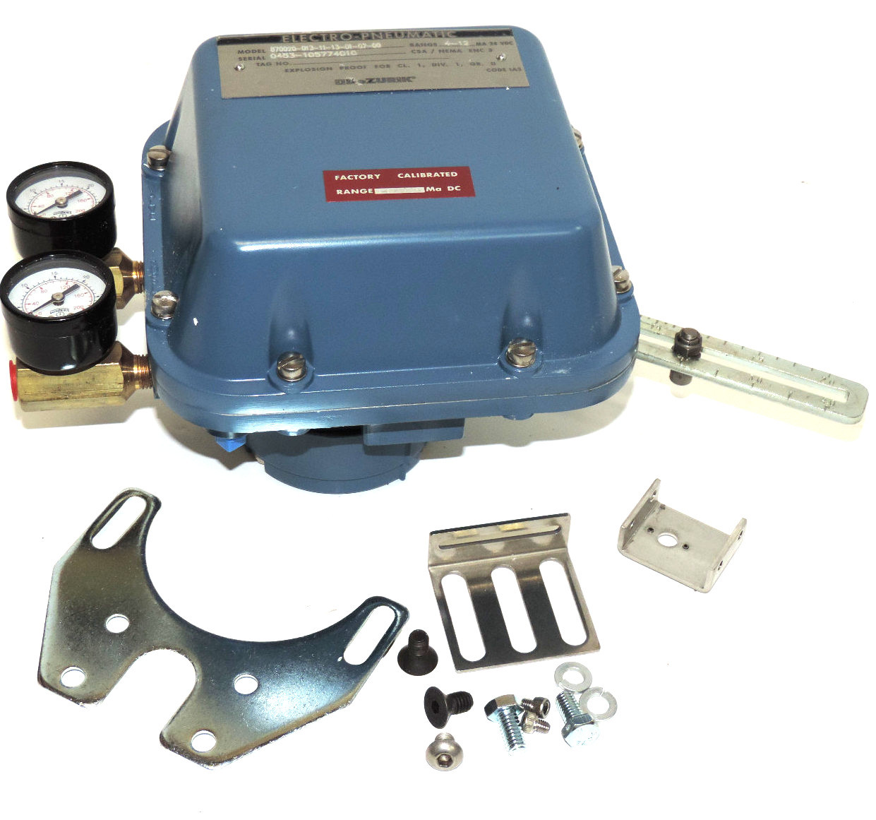 Used DEZURIK 870020-013-11-13-01-07-00 ELECTRO-PNEUMATIC 8700200131113010700 NEW
