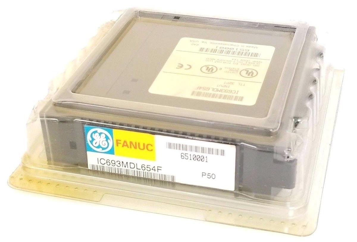 Used NEW SEALED GE FANUC IC693MDL654F INPUT MODULE TTL 32PT