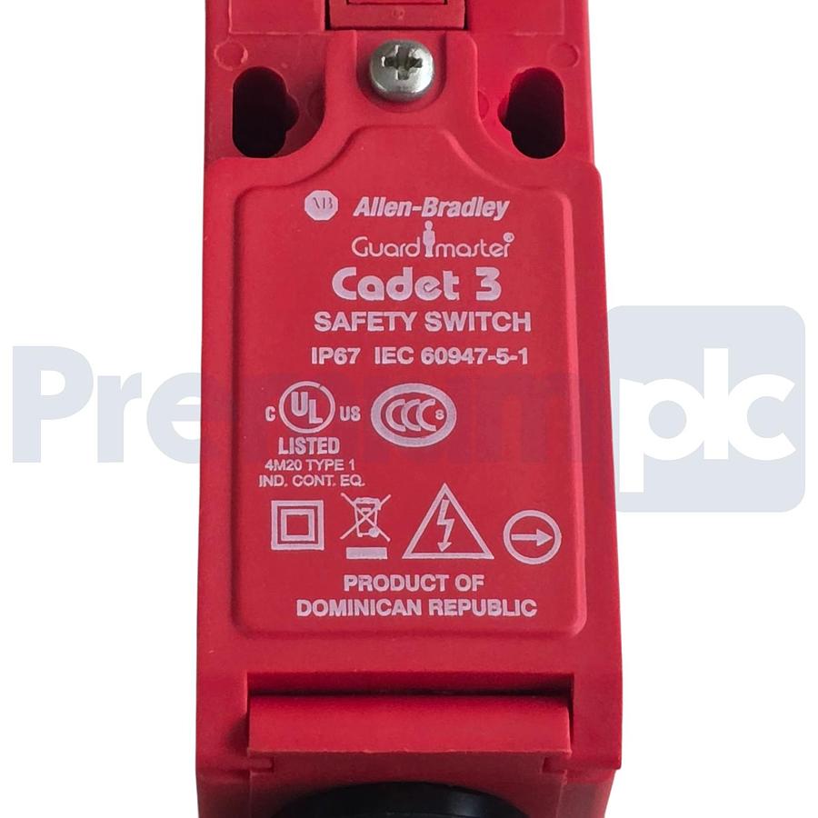 Used Surplus Allen Bradley 440K-C21050 /B Guardmaster Cadet-3 Safety Interlock Switch