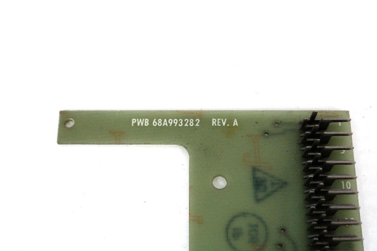 Used GENERAL ELECTRIC PWB 68A993282 CONNECTOR CARD REV A, 68A993280G1 259A7767G86L084