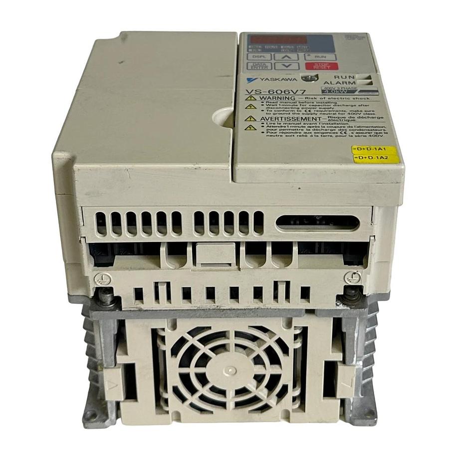 Used YASKAWA CIMR-V7CC44P0 / VS-606V7 AC DRIVE 380-460V 50/60Hz 12A JVOP-147
