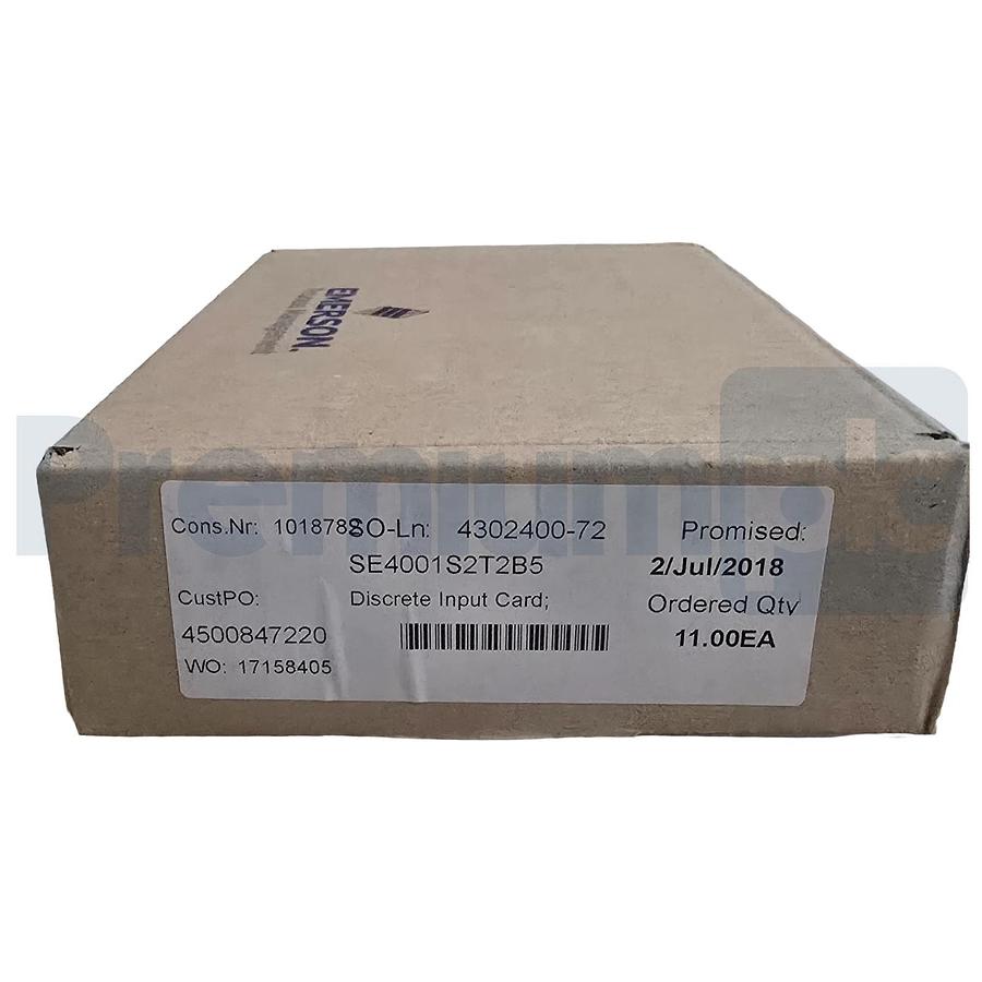 Emerson DeltaV SE4001S2T2B5 32-CH Input Card 24VDC 12P4694X062-233C KJ3203X1-BK1