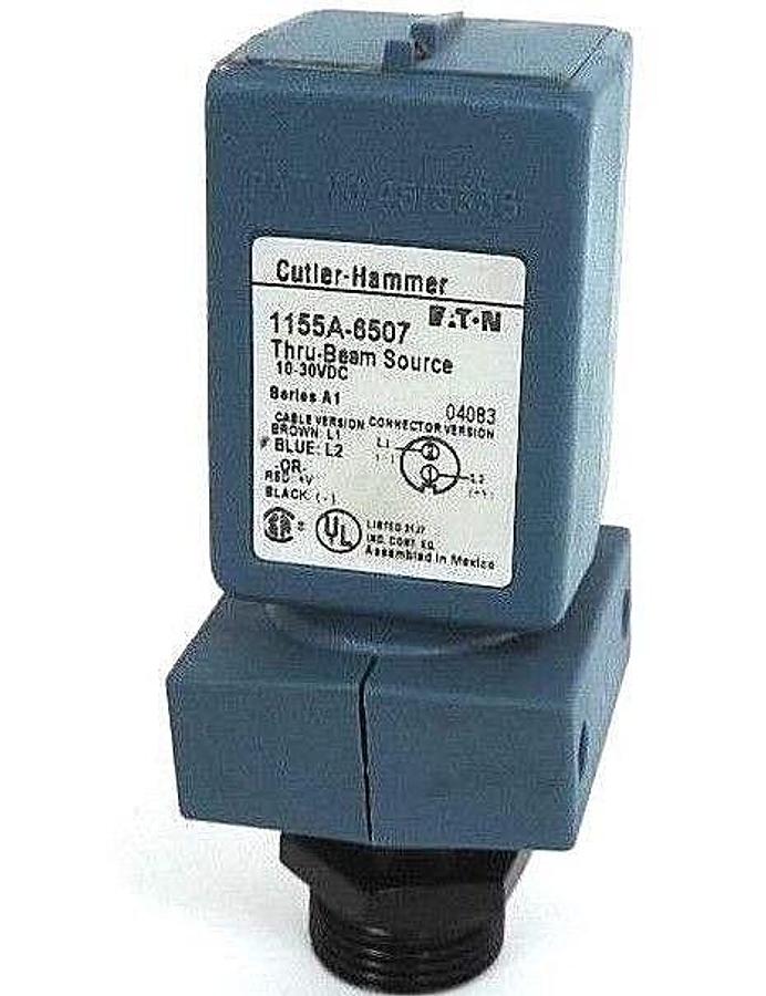 Used CUTLER-HAMMER 1155A-6507 THRU-BEAM SOURCE 1155A6507, 10-30VDC, SER. A1