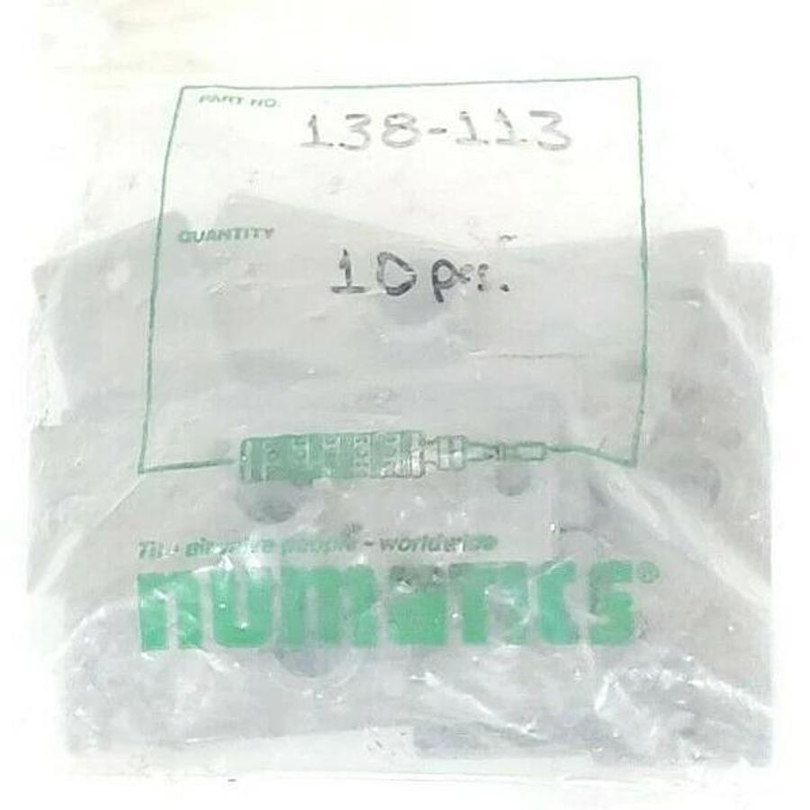 Used LOT OF 10 NEW NUMATICS 138113 MOUNTING BRACKETS 138-113