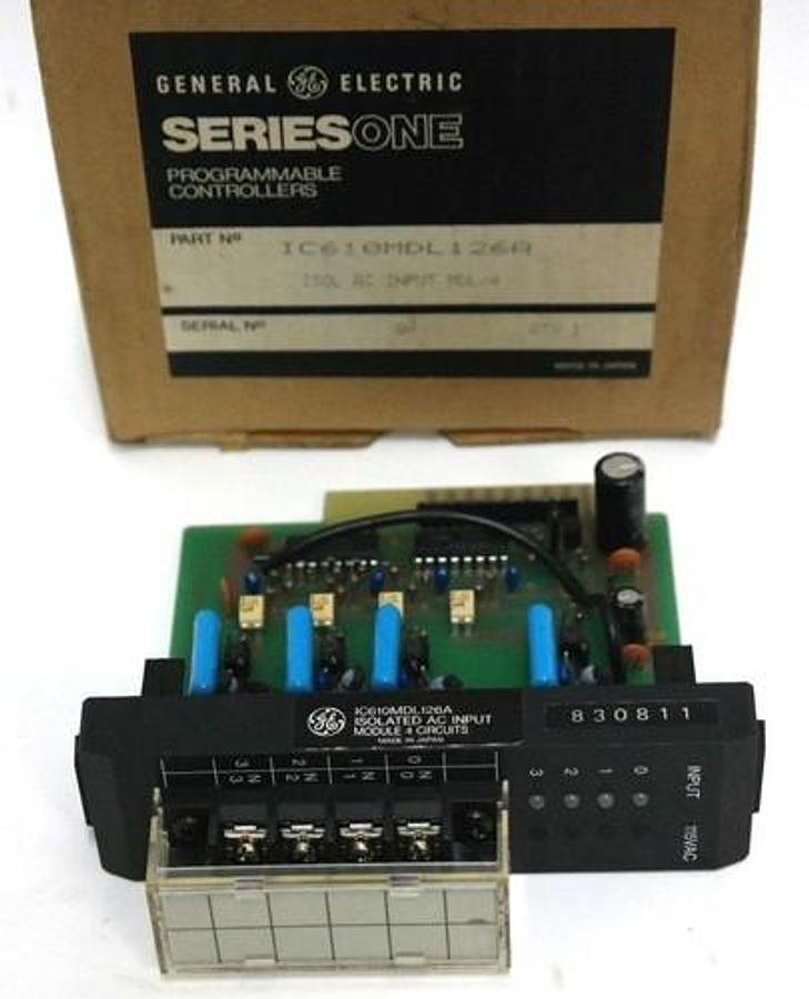 NIB GE FANUC IC610MDL126A ISOLATED AC INPUT MODULE 4 CIRCUITS