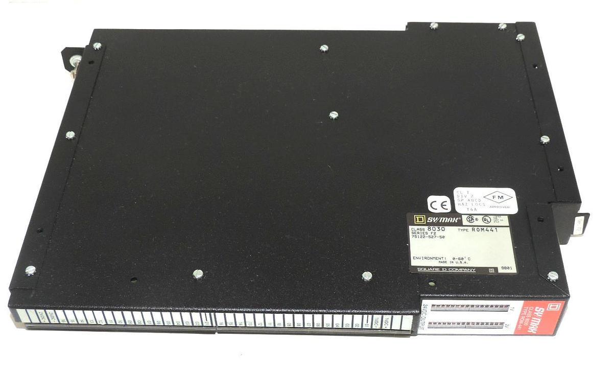 Used SQUARE D SY/MAX 8030-ROM-441 MODULE 32 POINT 24VDC, 8030ROM441, SERIES F2