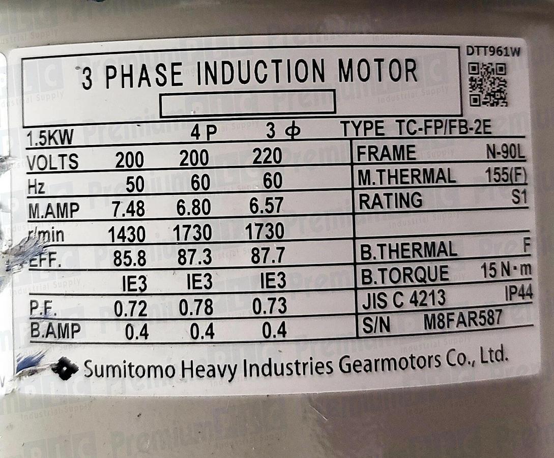 NEW HYPONIC DRIVE RNHM2-60R-EP-B-100/J2NSRB GEARMOTOR TYPE: TC-FP/FB-2E