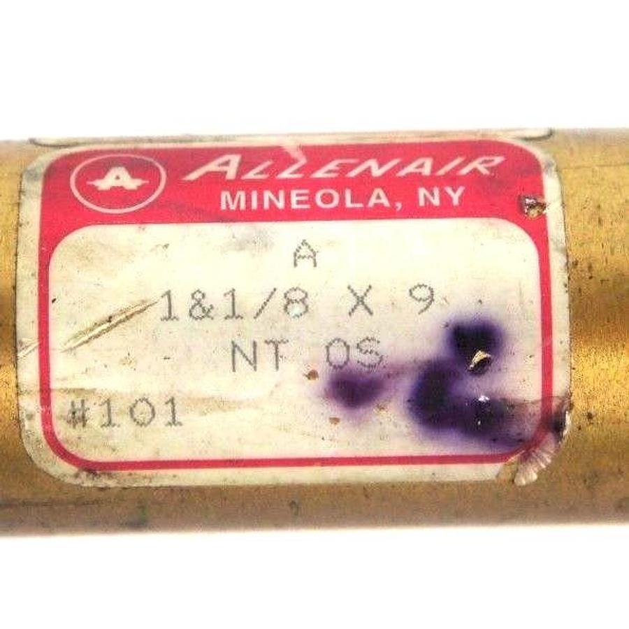 Used ALLENAIR 1-1/8 X 9 PNEUMATIC CYLINDER, 1&1/8X9
