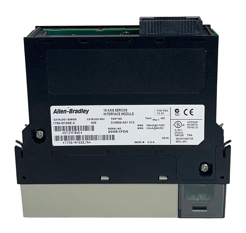 Used ALLEN BRADLEY 1756-M16SE /A ControlLogix 16-AXIS SERCOS INTERFACE MODULE USNP