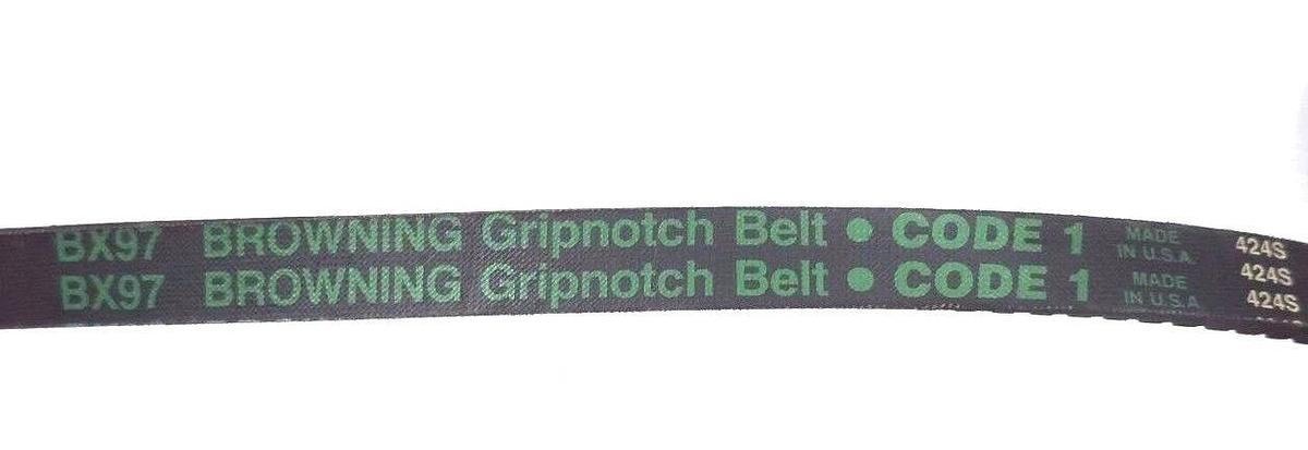 Used LOT OF 6 NEW BROWNING BX97 GRIPNOTCH BELTS 21/32'' X 100''
