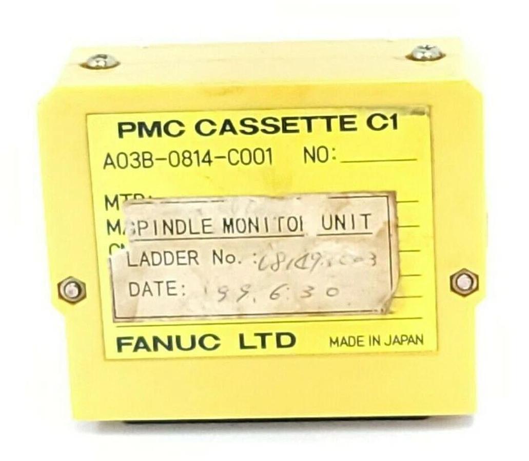 Used FANUC A03B-0814-C001 SPINDLE MONITOR UNIT PMC CASSETTE C1
