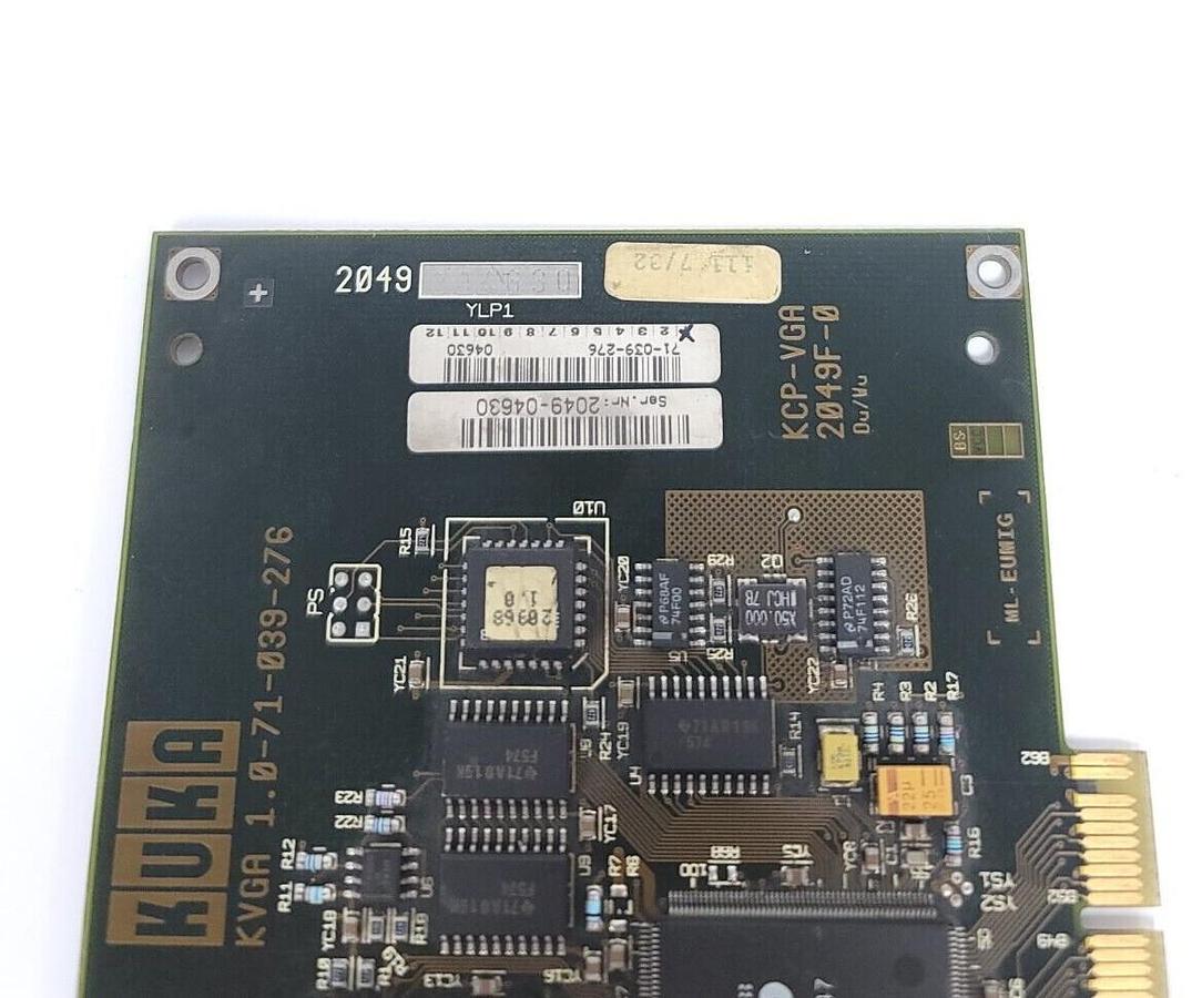 Used KUKA KVGA-1.0-71-039-276 PC BOARD VGA VIDEO CARD