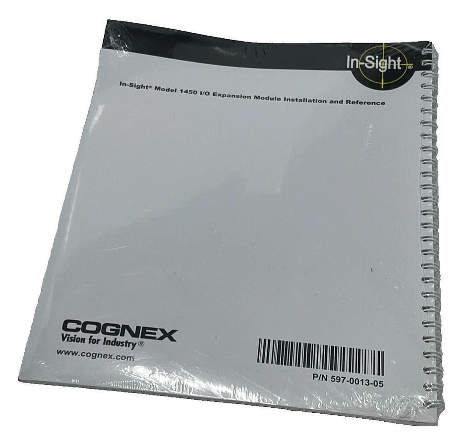 Used Cognex In-Sight Model 1450 I/O Expansion Module Installation & Reference Manual