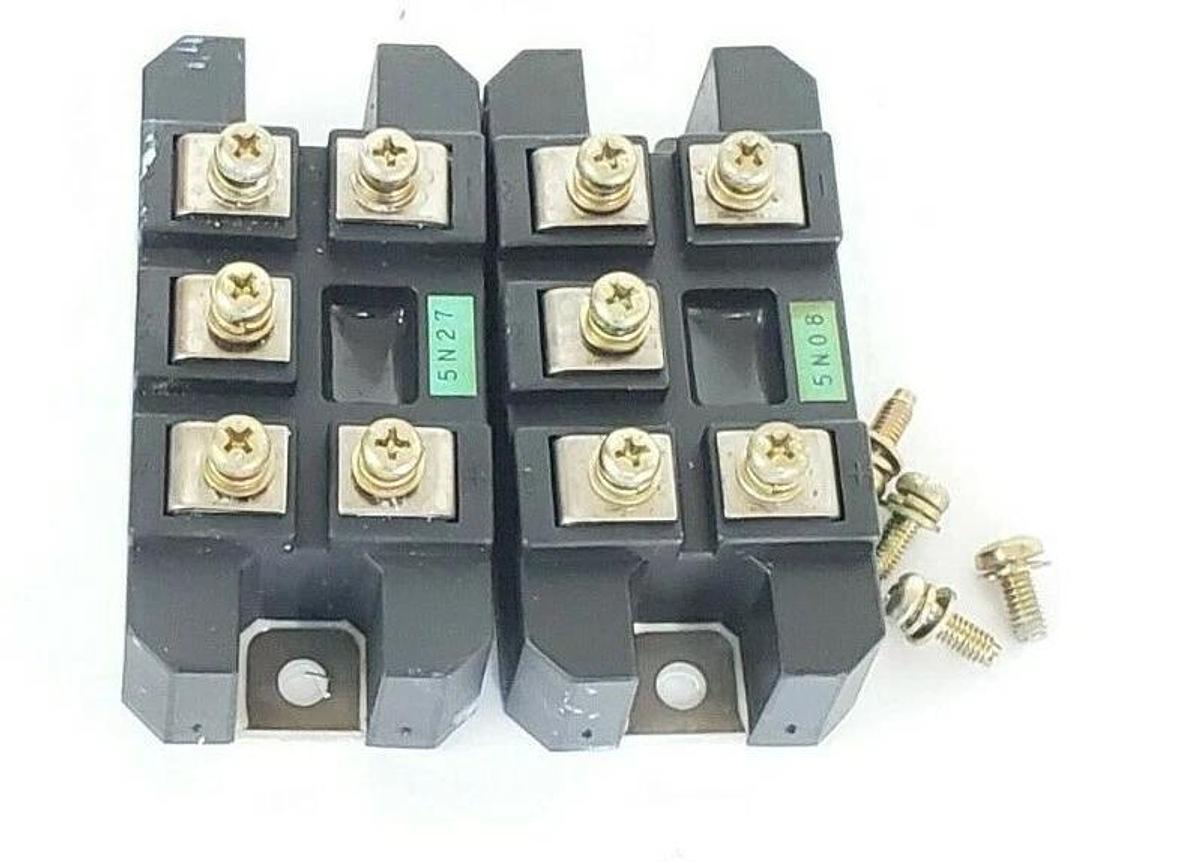 Used LOT OF 2 FANUC / FUJI ELECTRIC A50L-2001-0232 POWER TRANSISTORS 6RI30FE-080 30A