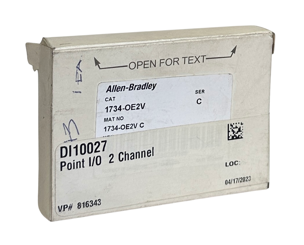 Used ALLEN BRADLEY 1734-OE2V /C POINT I/O 2-CHNL ANALOG OUTPUT MODULE 1734OE2V NSMP