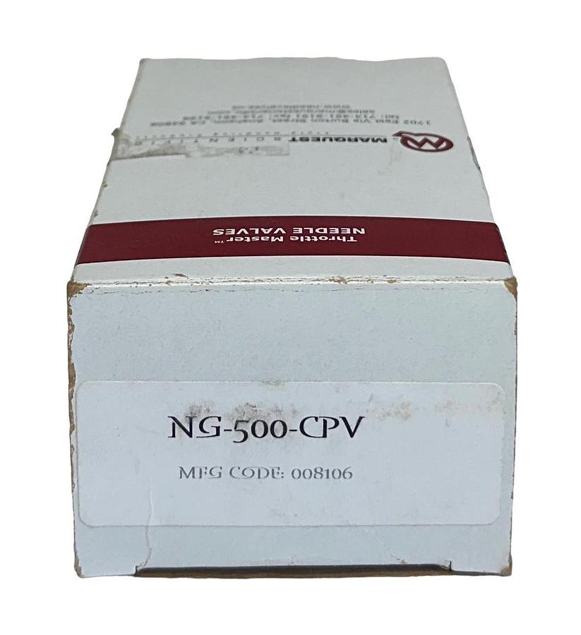 MARQUEST SCIENTIFIC NG-500-CPV / NG500CPV Throttle Master NEEDLE VALVE 1/2 NSMP
