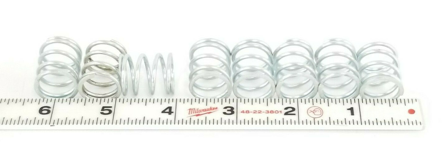Used LOT OF 8 NEW GENERIC 5-115 CLAMP-MOUNT SPRINGS 3/4'' IN. OAL 5115