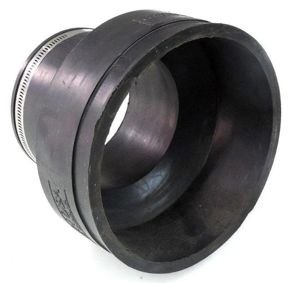 NEW PIPECONX BY UNISEAL PCX 56-64 RUBBER COUPLING 6" TO 4" MISSING ONE CLAMP