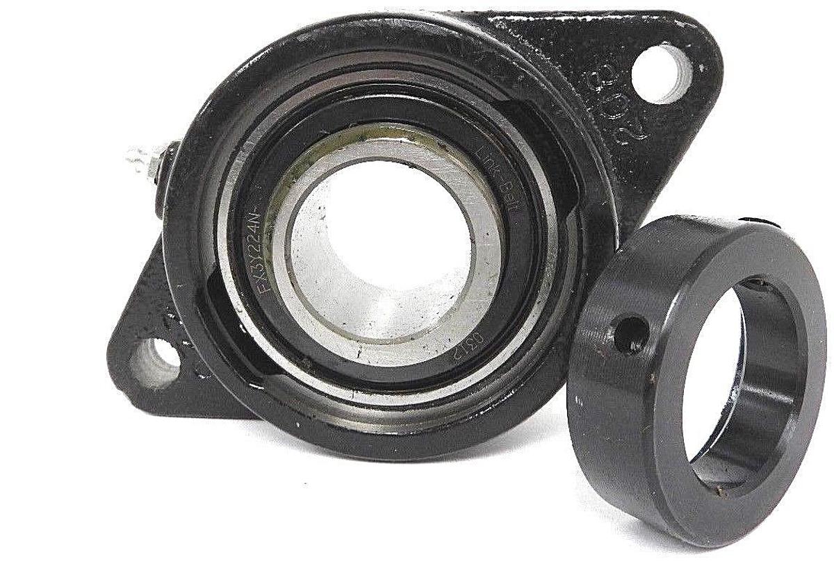 NIB REXNORD FX3Y224N BEARING FLANGE MOUNT 2BOLT 1-1/2IN BORE