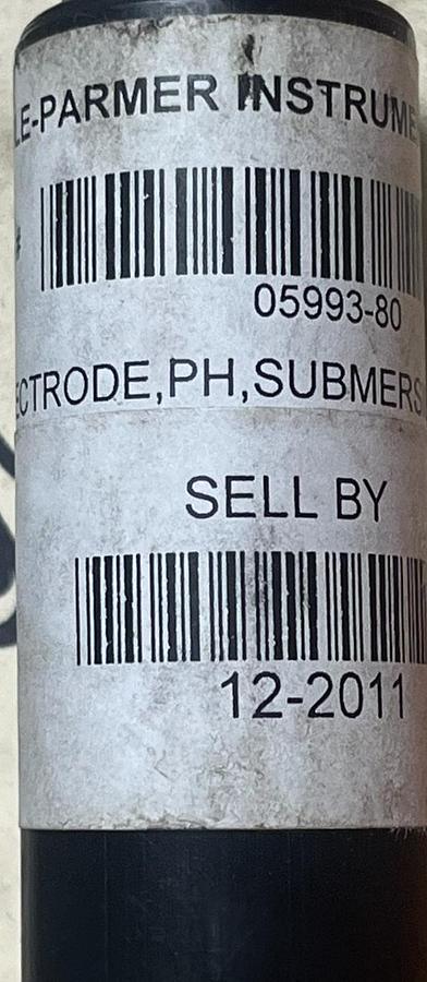 Used Cole-Parmer 05993-80 Submersible pH Electrode Probe Oakton 05993-80