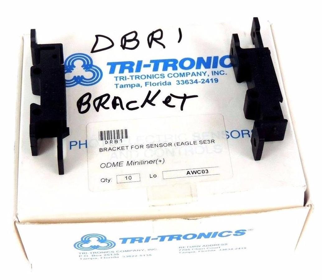 Used BOX OF 10 NEW TRI-TRONICS DBR-1 EAGLE SE3R SENSOR BRACKETS