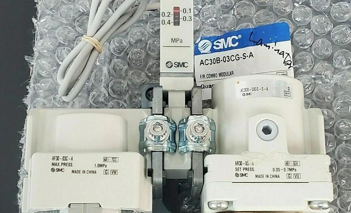 Used NEW SMC AC30B-03CG-5-A F/R COMBO MODULAR AC30B03CGA