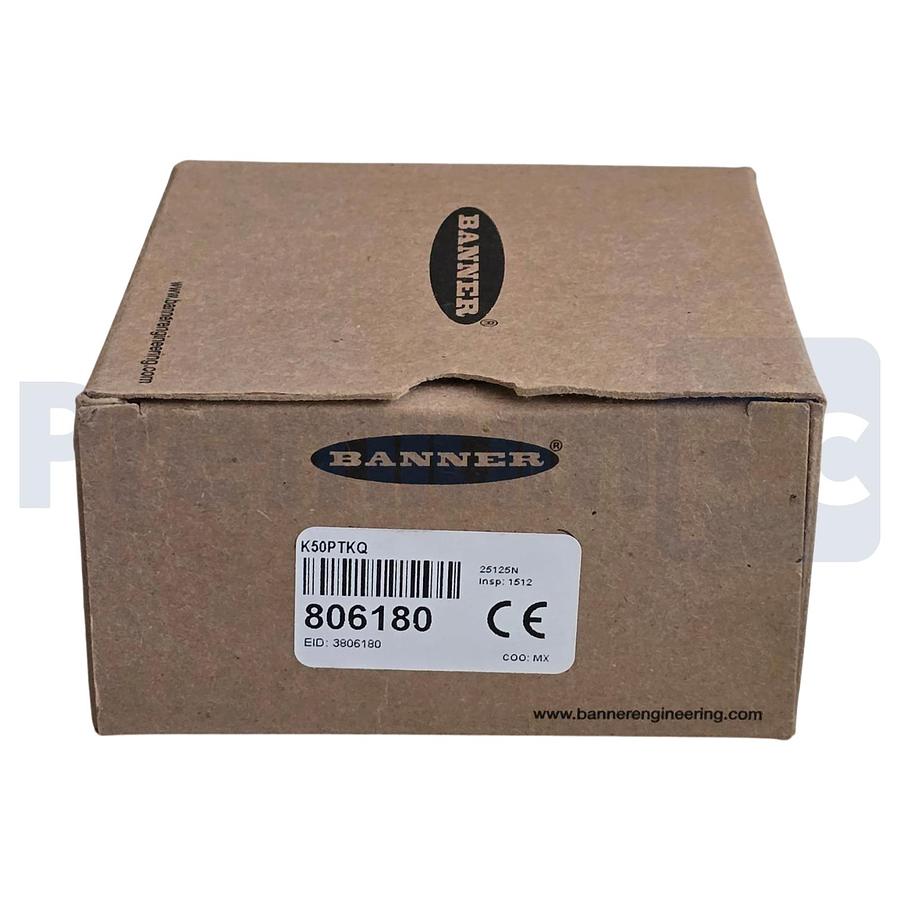 Used Banner K50PTVKQ 806180 K50 Pro Touch IO-Link RGB & Vibration Feedback Sensor NEW