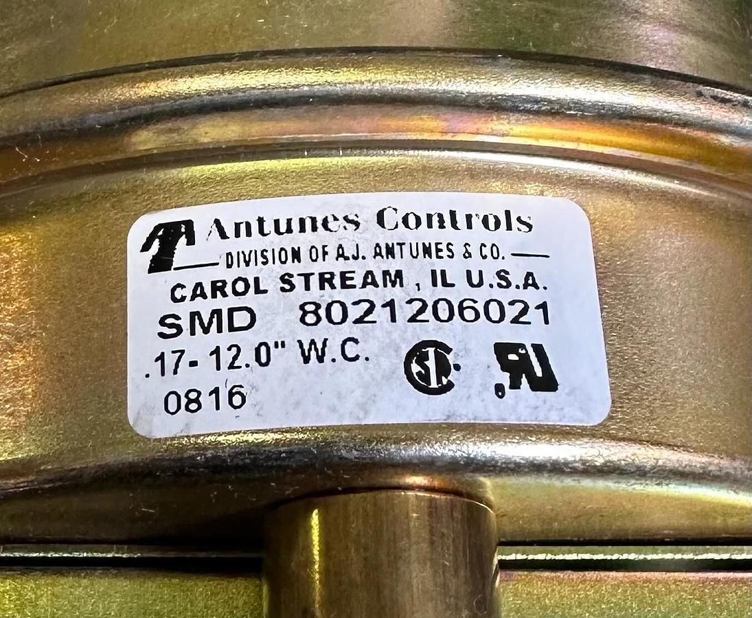 NEW AUTOTUNES CONTROLS 8021206021 / SMD1206021 AIR DIFFERENTIAL SWITCH .17-12''