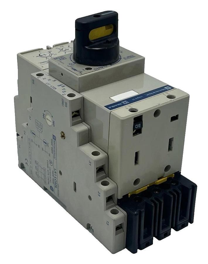 Used Telemecanique LD4-LC130BD Starter | LB1-LC03M22 Overload | LA1-LC025 Aux | 24VDC