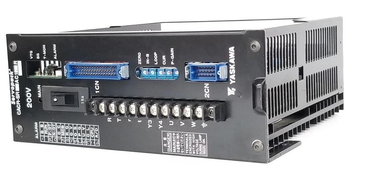 Used YASKAWA SERVOPACK CACR-SR05AC1ER AC SERVO DRIVE 200V, 1CN, HPS 061-00262-0