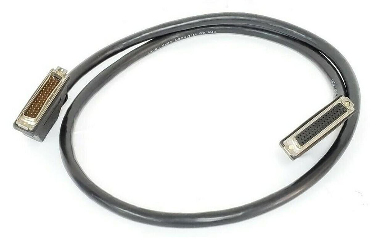 Used LOT OF 2 HONEYWELL 628-2002 PARALLEL I/O DOUBLE END PORT CABLES 6282002
