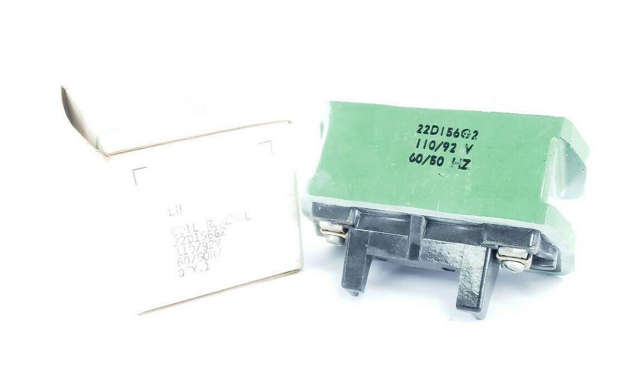 Used LOT OF 3 NEW GENERAL ELECTRIC 22D156G2 COILS 92/110 VAC 50/60 HZ