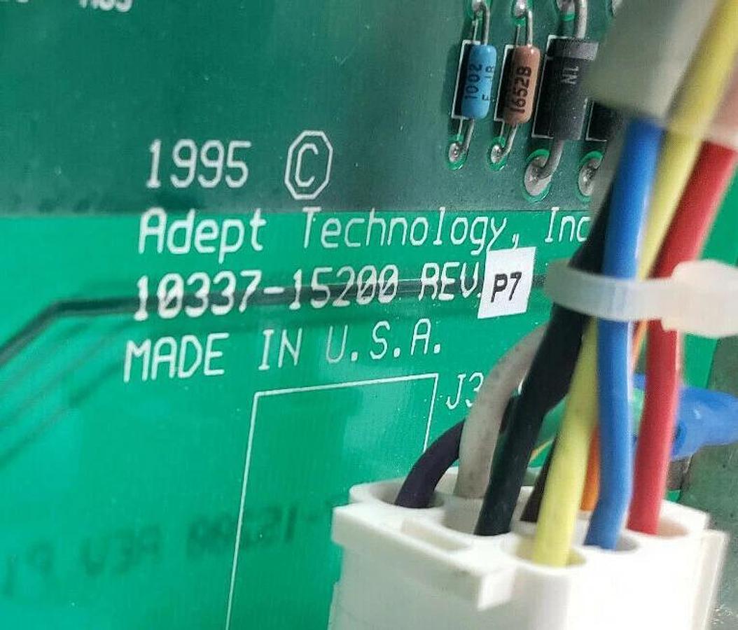 Used ADEPT TECHNOLOGY 10337-15200 REV. P7 SERVO AMPLIFIER CONTROL MODULE 1033715200