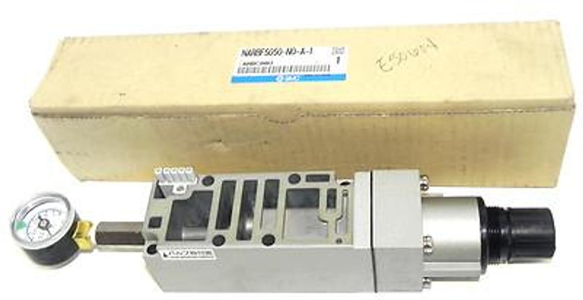 NIB SMC NARBF5050-N0-A-1 REGULATOR VALVE W/ GAUGE NARBF5050N0A1