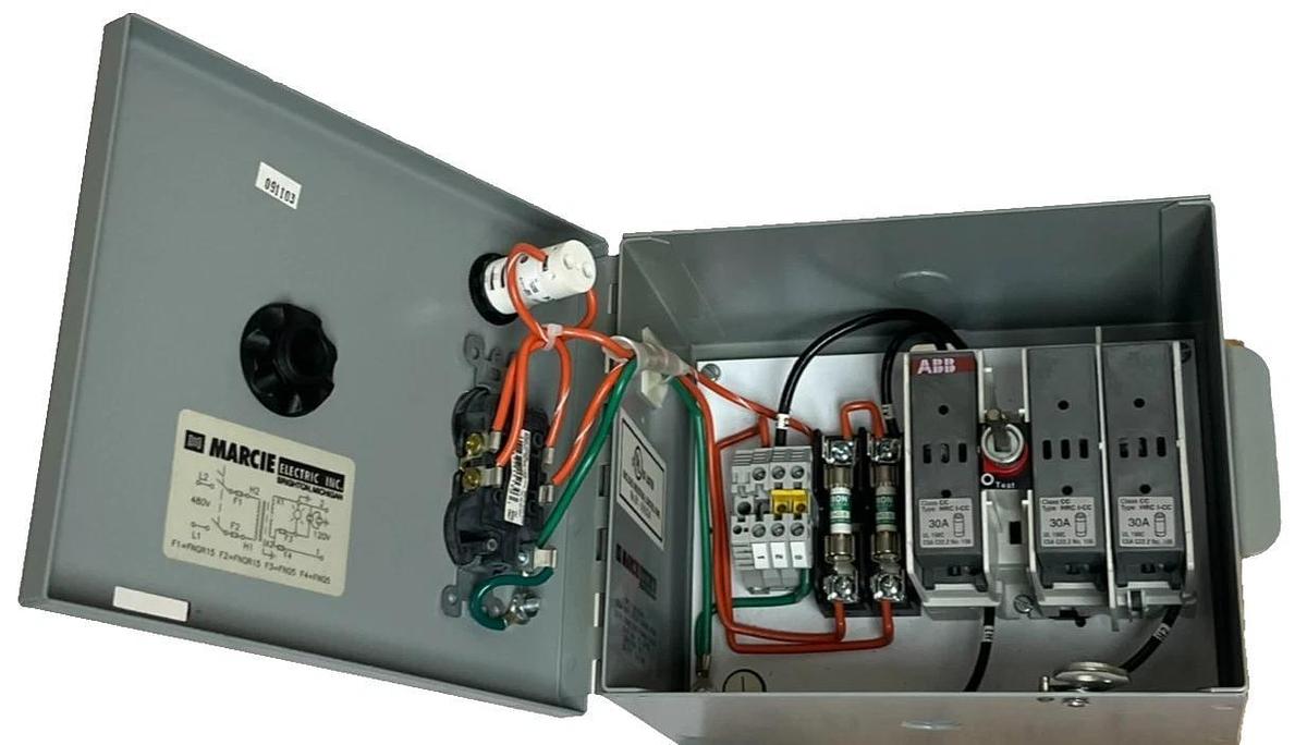 Marcie Electric OM3000-2895 Transformer Disconnect Enclosure 3kVA 480V to 120V