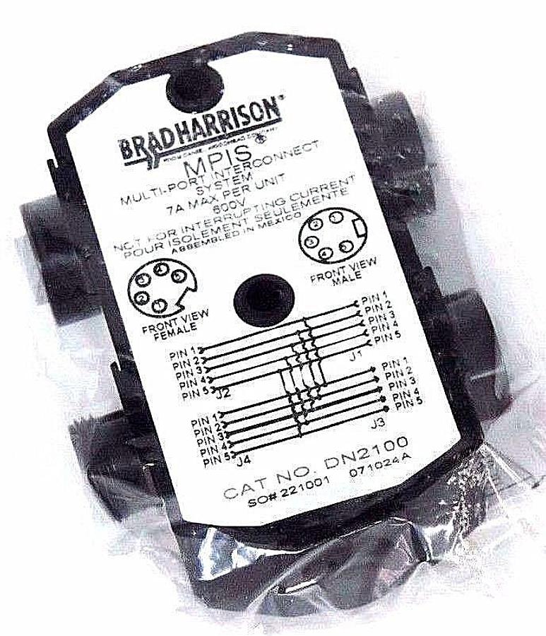 Used NIB BRAD HARRISON MPIS MULTI PORT INTERCONNECT SYSTEM CAT NO. DN2100 7A MAX