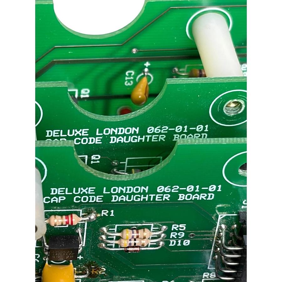 Used Deluxe London Cap Code Master Controller with Two 062-01-01 Daughter Boards